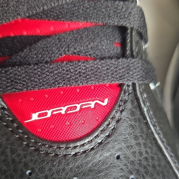 Jordan Ol' School Black & Red High Tops - Picture 5 of 15